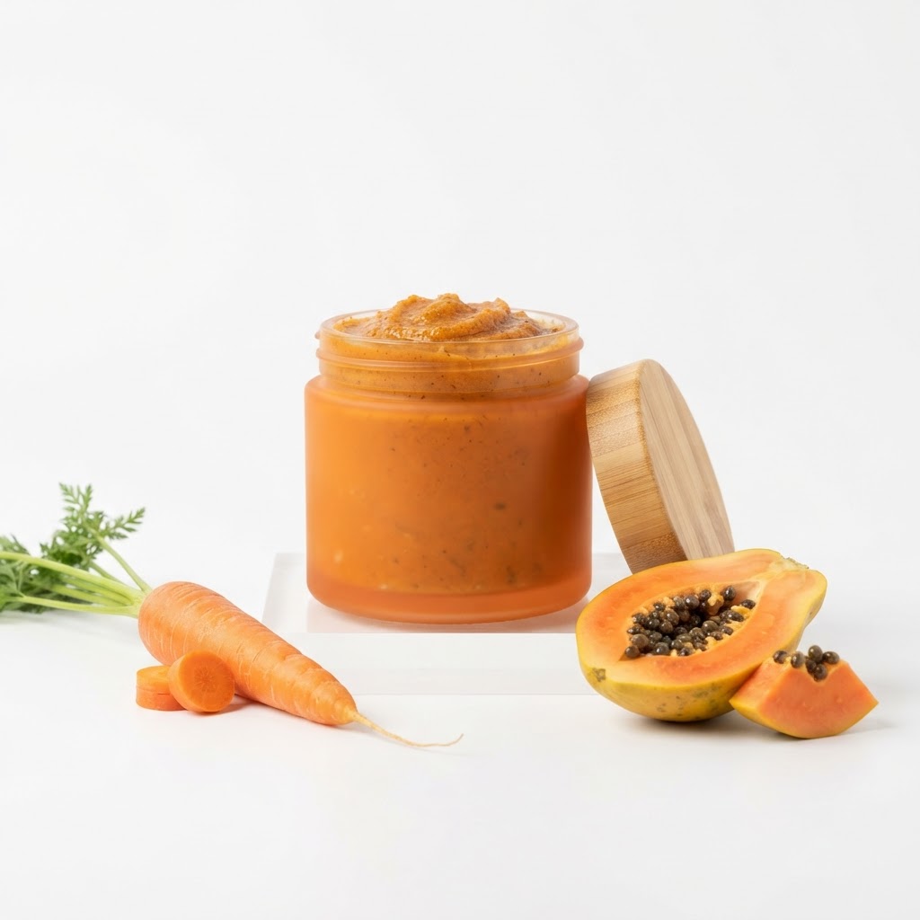 Premium Carrot & Papaya Scrub