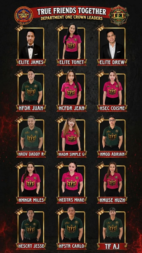 Department One leader board poster
