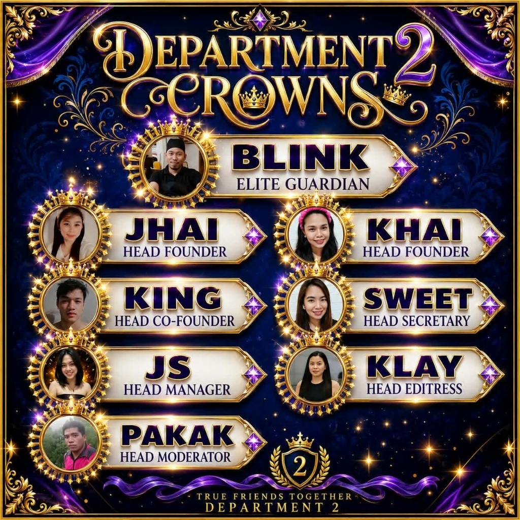 Department Two leader board poster