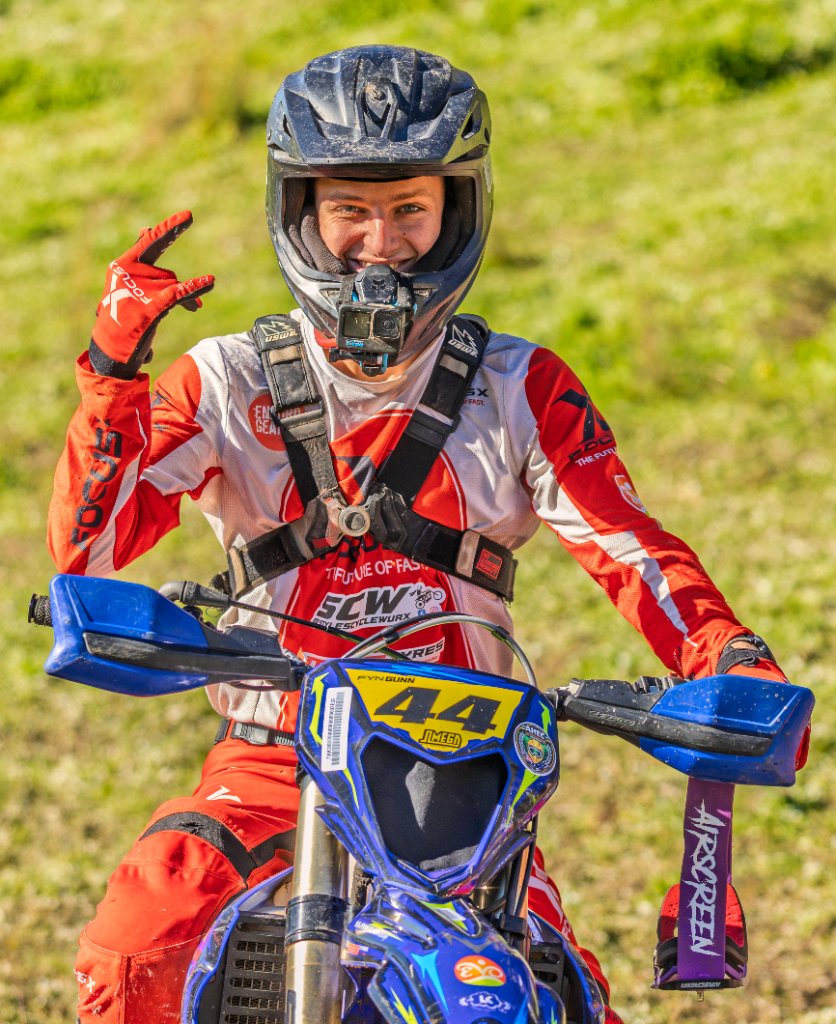 Hard enduro rider