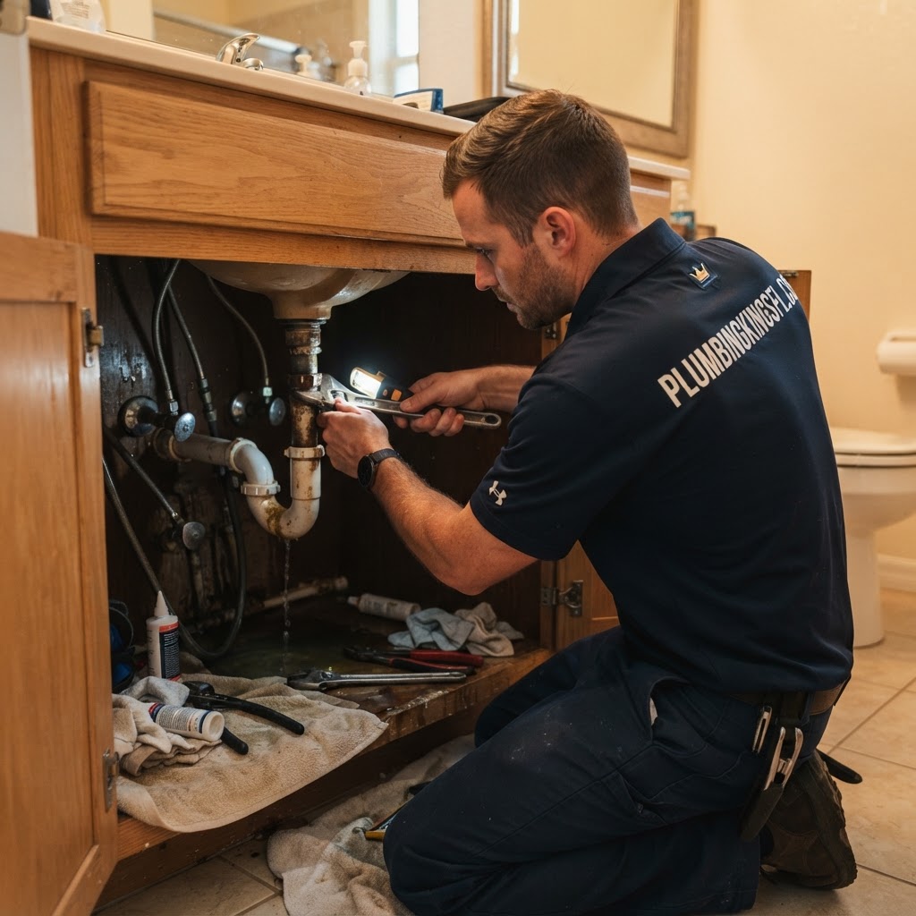 Licensed plumber from Plumbing Kings FL serving Miramar, Florida