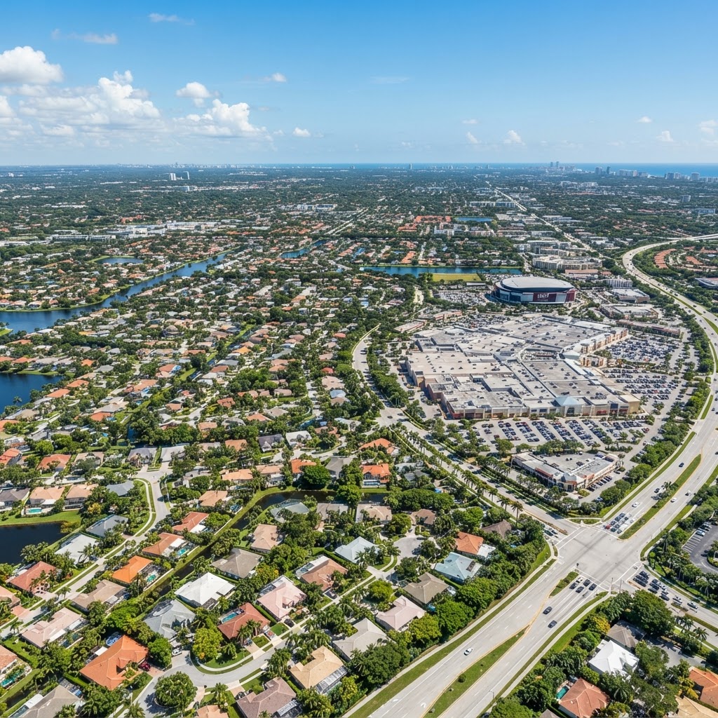 Sunrise, Florida plumbing and renovation service area