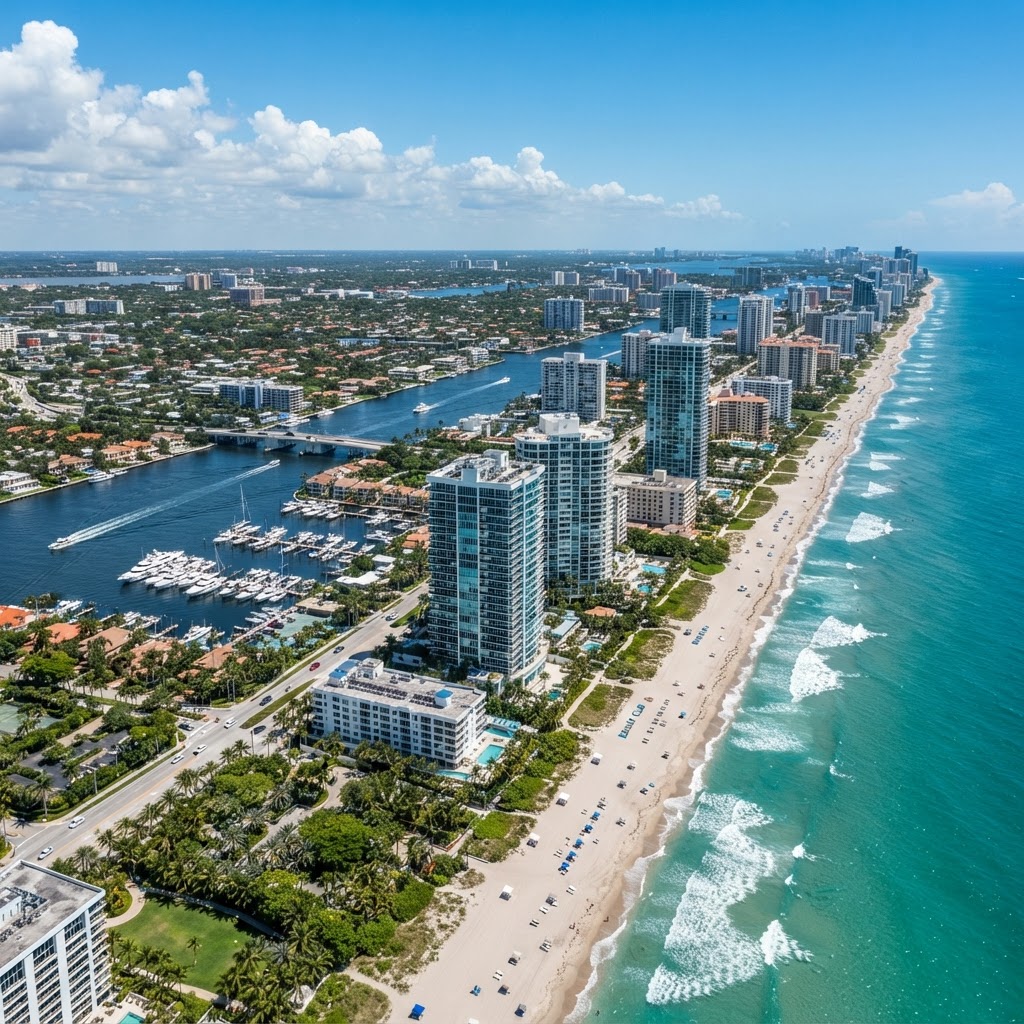 Hallandale Beach, Florida plumbing and renovation service area