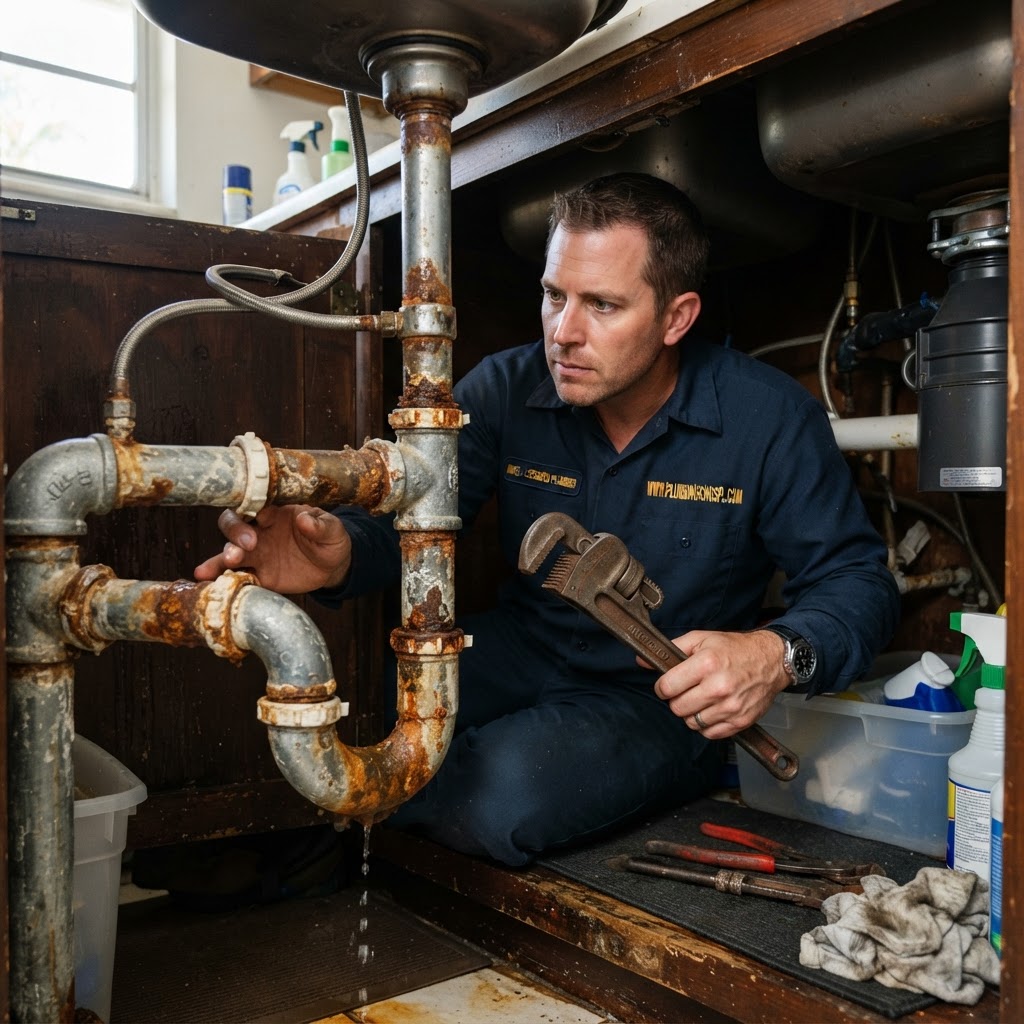 Plumbing Kings FL | www.plumbingkingsfl.com - Hard Water, Corroded Pipes & Older Homes: A Fort Lauderdale Plumbing Repair Guide Plumbing Kings FL (www.plumbingkingsfl.com) licensed plumbers in branded uniforms - Hard Water, Corroded Pipes & Older Homes: A Fort Lauderdale Plumbing Repair Guide