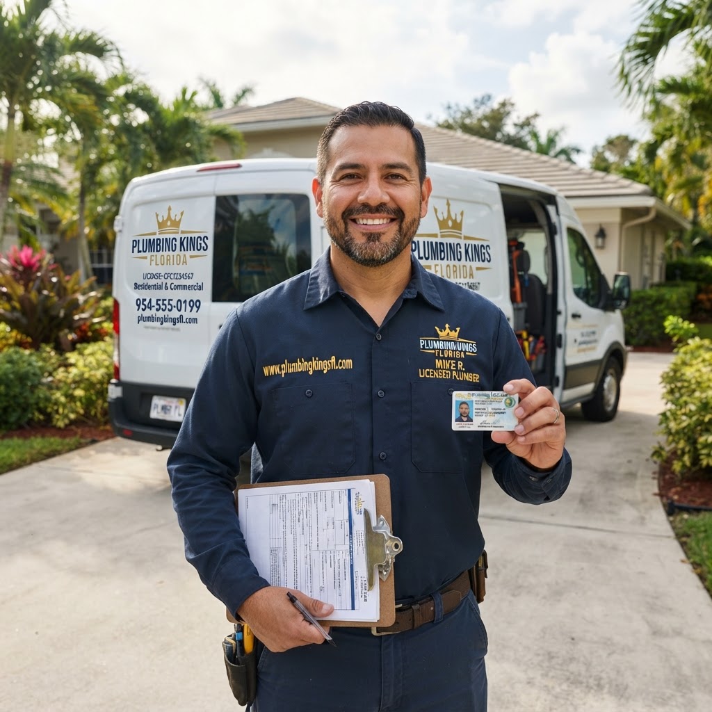 Plumbing Kings FL | www.plumbingkingsfl.com - Why You Need a Licensed Plumber in Fort Lauderdale - And How to Find One You Can Trust Plumbing Kings FL (www.plumbingkingsfl.com) licensed plumbers in branded uniforms - Why You Need a Licensed Plumber in Fort Lauderdale - And How to Find One You Can Trust