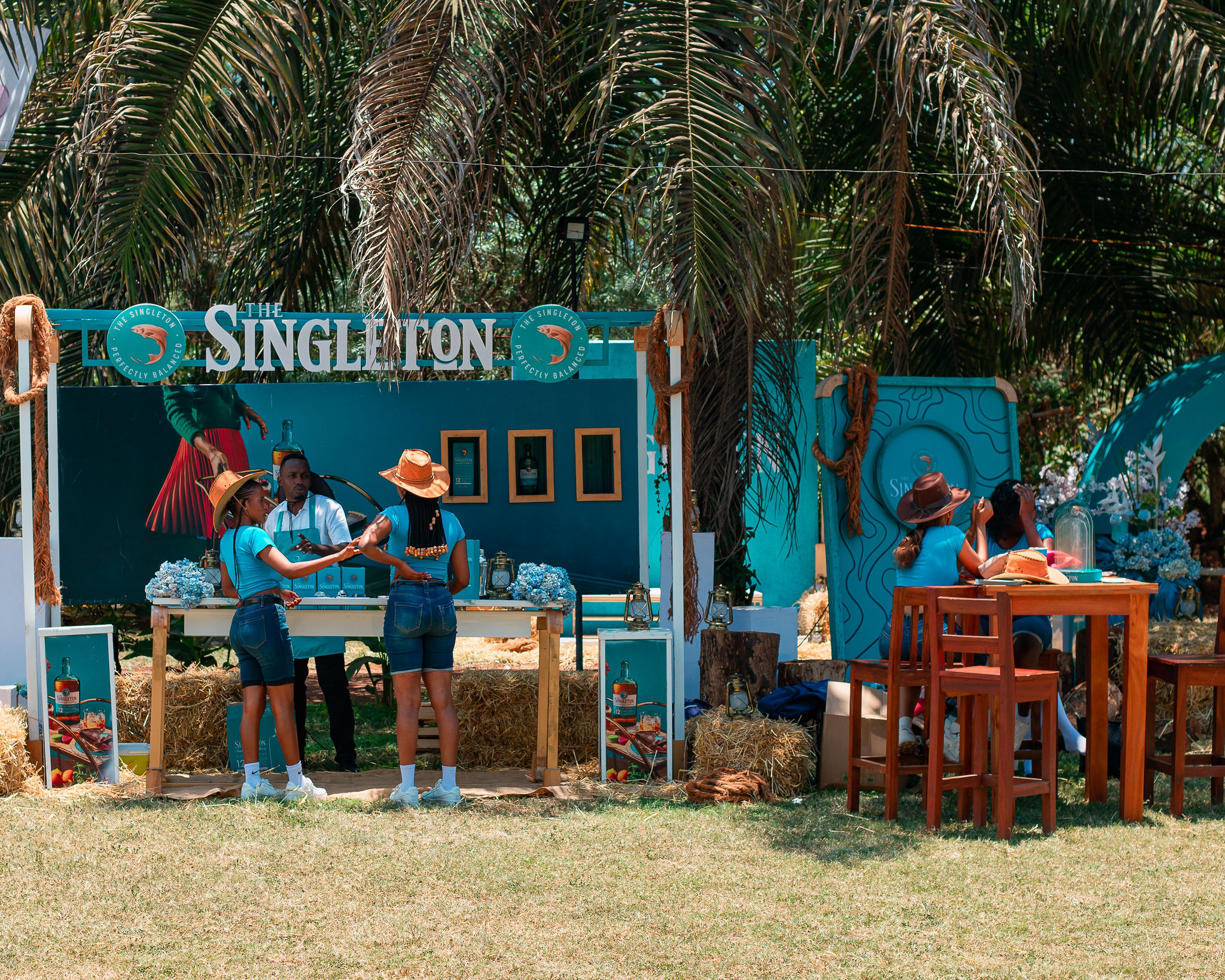 The Singleton activation stand at Kili Country Festival