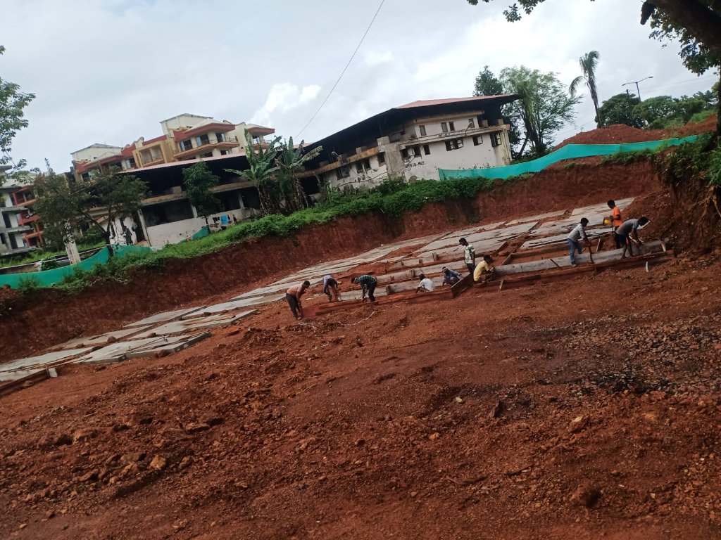 Foundation Pads Laid