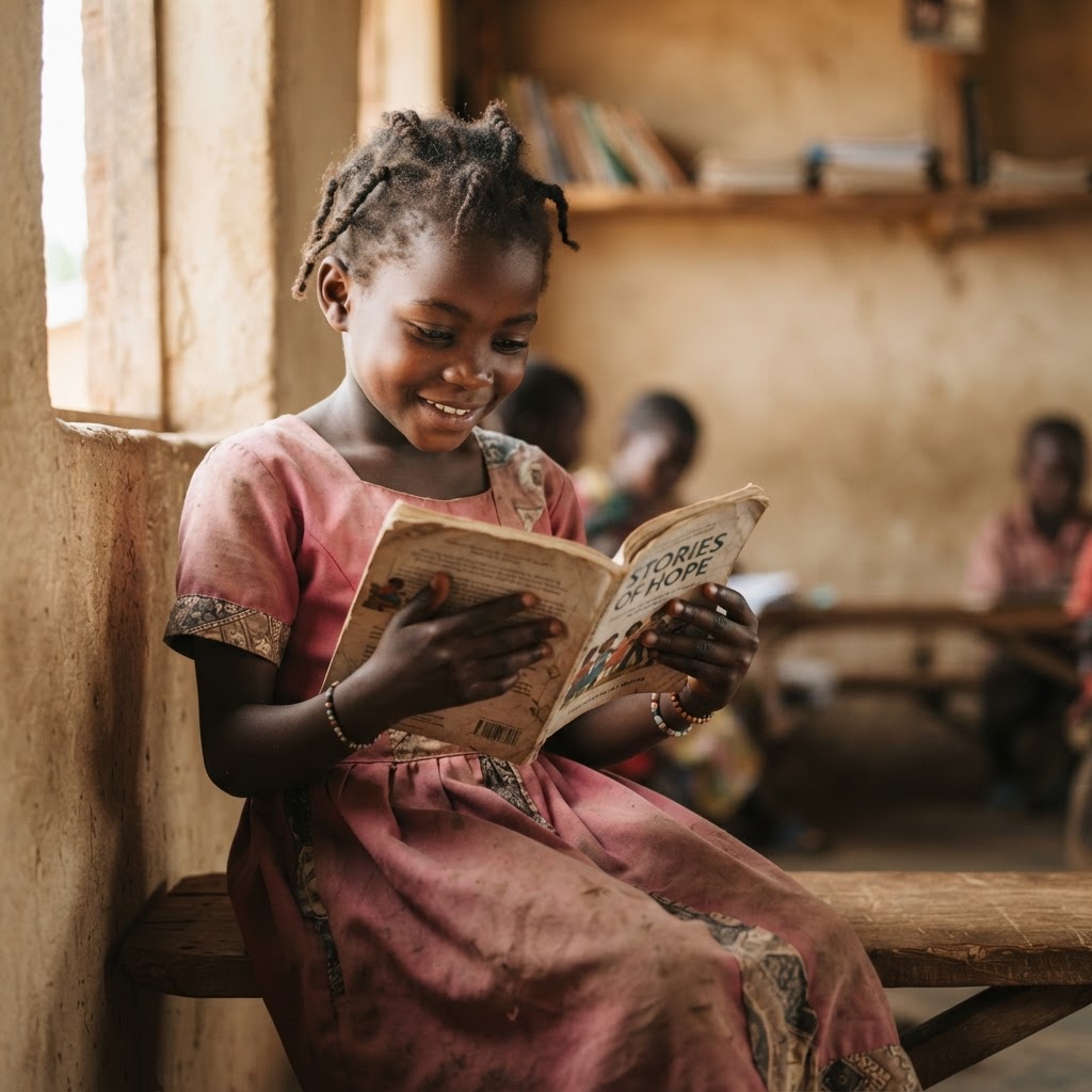 A child reading