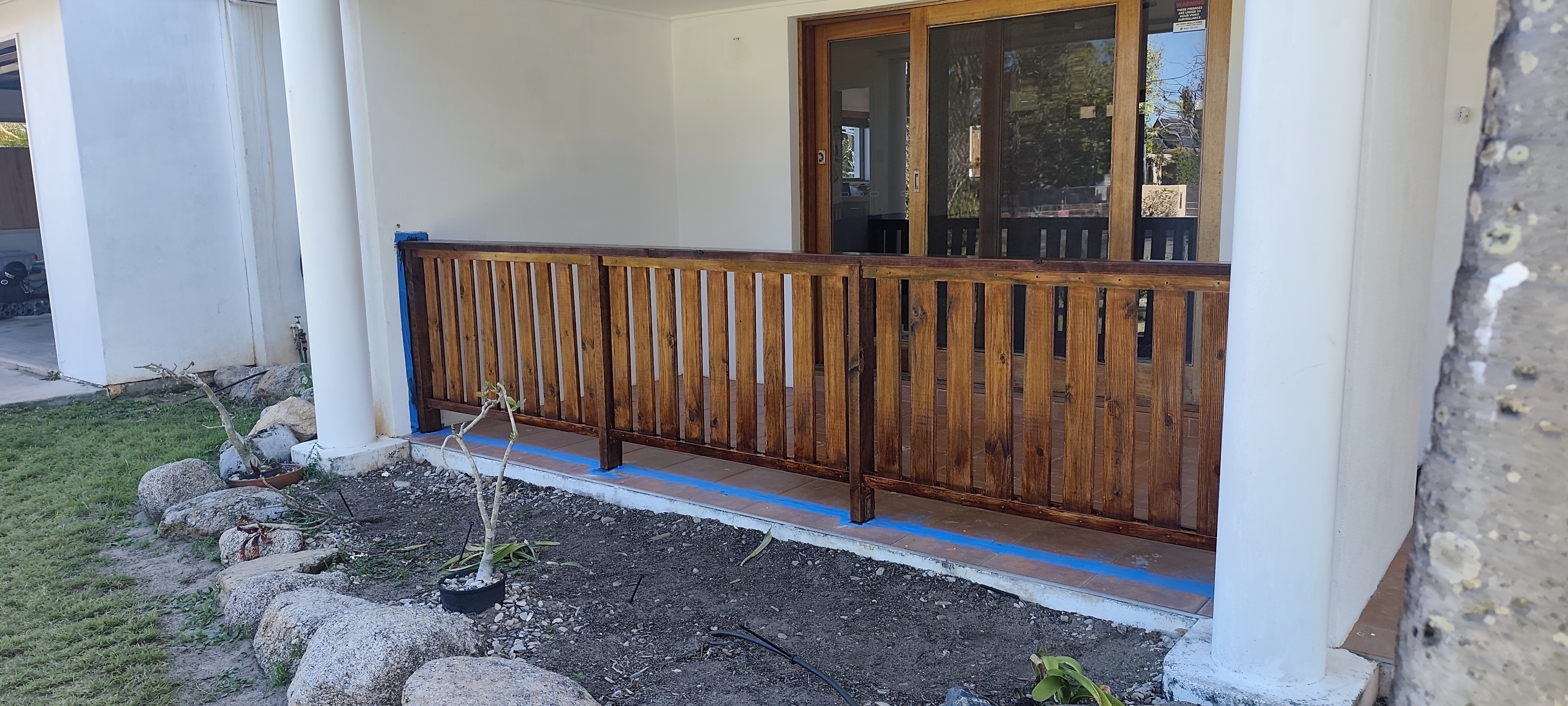Timber balustrade