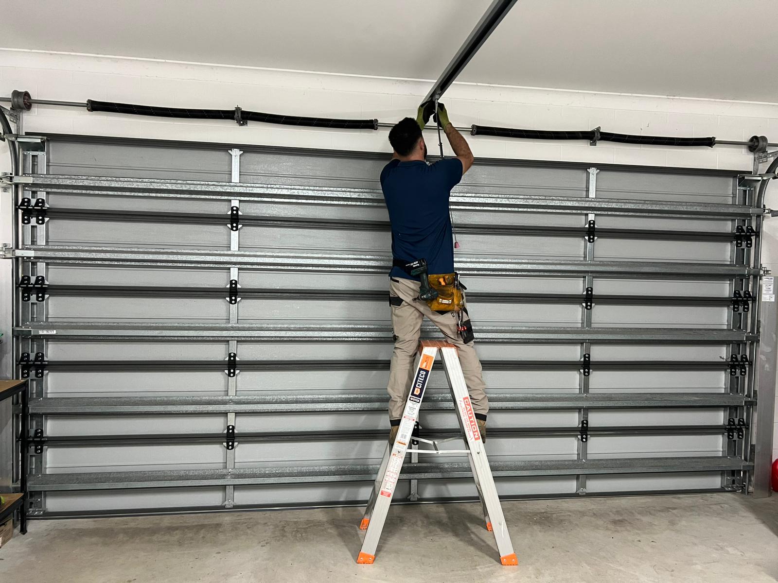 Garage door maintenance
