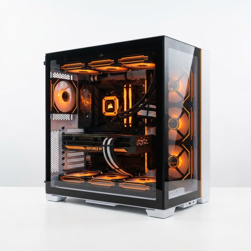 HP OMEN 45L Gaming PC, AMD Ryzen 9 7900X, RTX 4070, 32GB DDR5, 1TB SSD