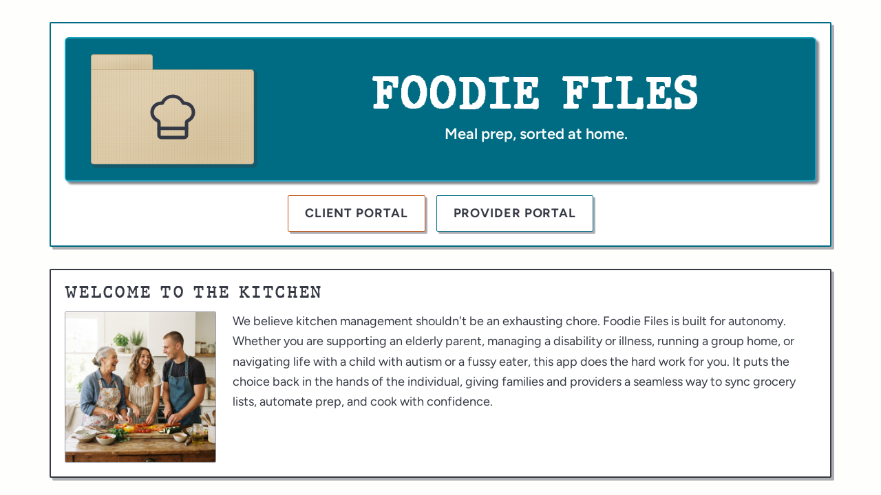 Home Kitchen Manager template preview
