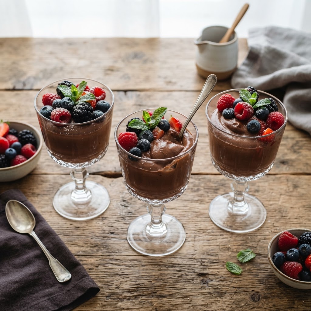 Schoko-Avocado-Mousse