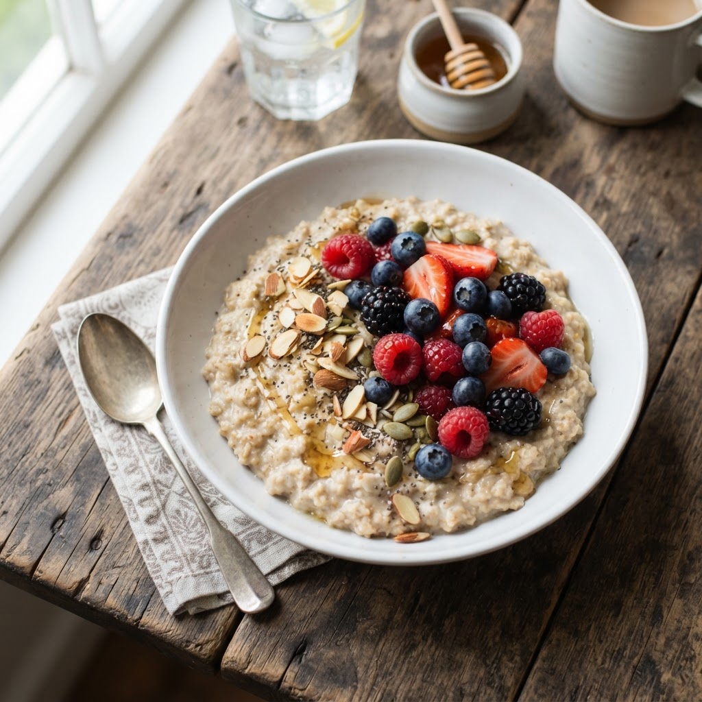 Beeriger Hafer-Porridge