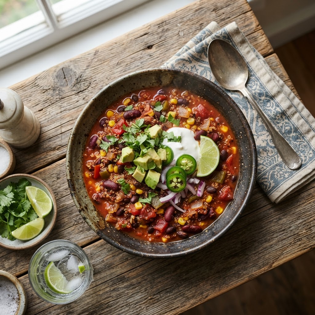 Veganes Chili sin Carne