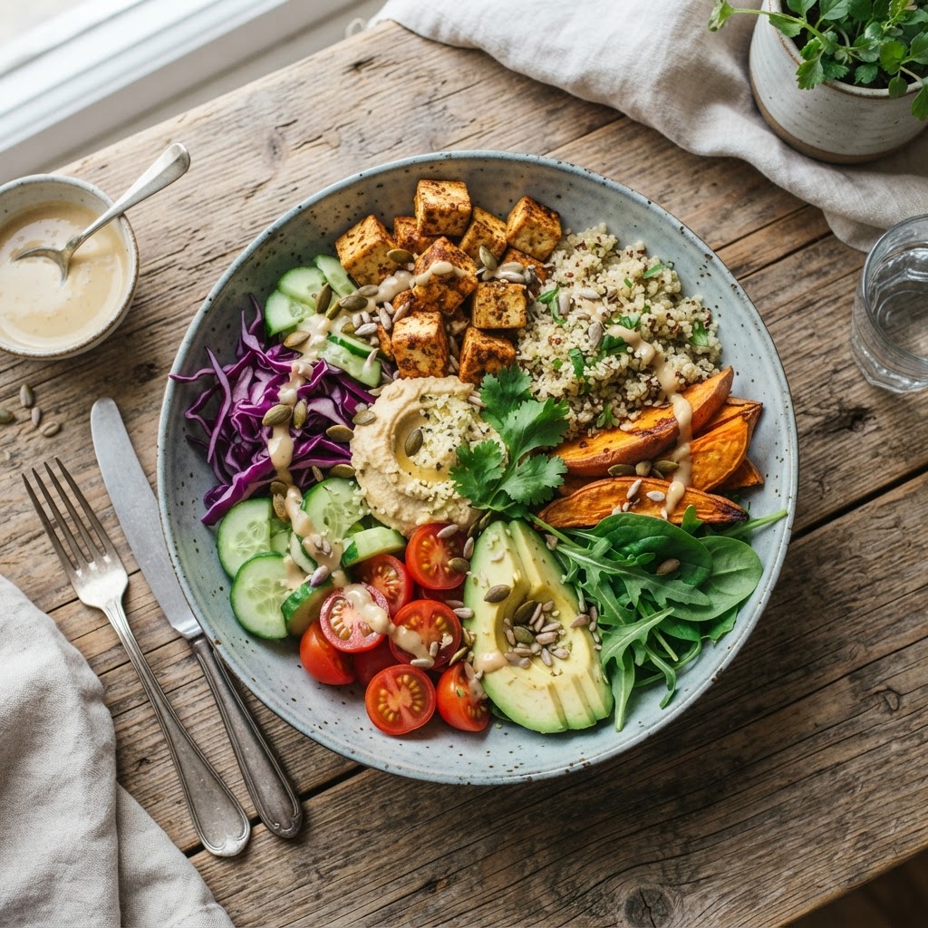 Buddha Bowl mit Tofu