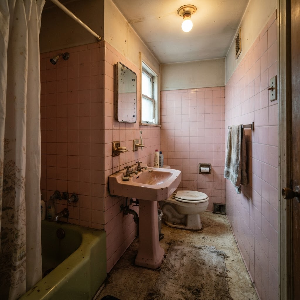 Guest Bath Refresh — Richardson, TX — before