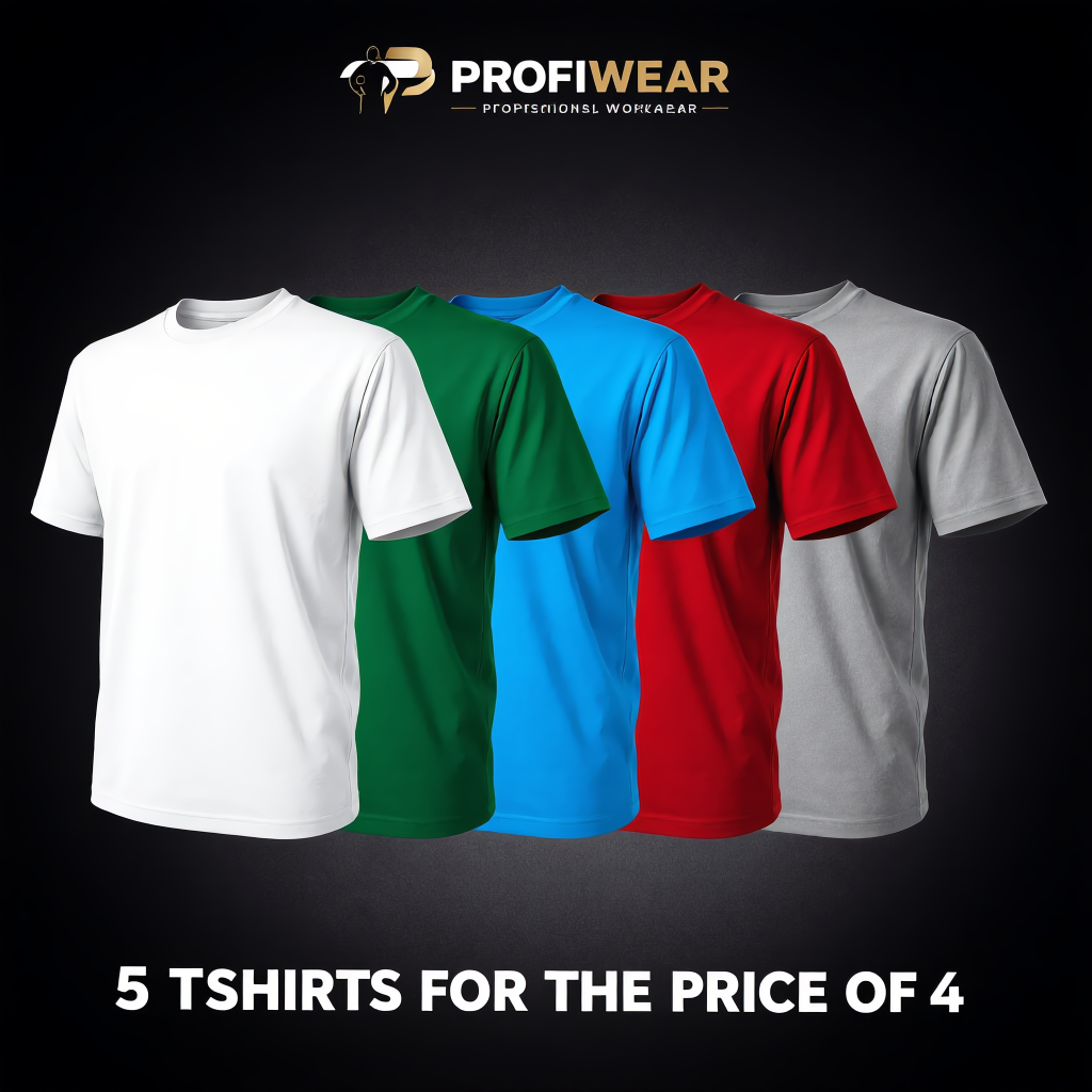 5 T-Shirts for the Price of 4