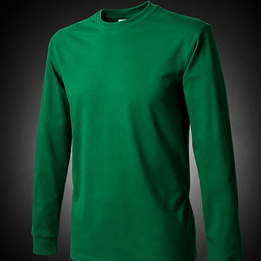 ProfiWear — Lot 146 — 284 plain green long-sleeved t-shirts without pocket