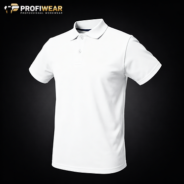 ProfiWear — Lot 099 — 292 white short-sleeved polo shirts without pocket