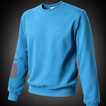 ProfiWear — Lot 164 — 157 blue sweatshirts with round collar without pocket