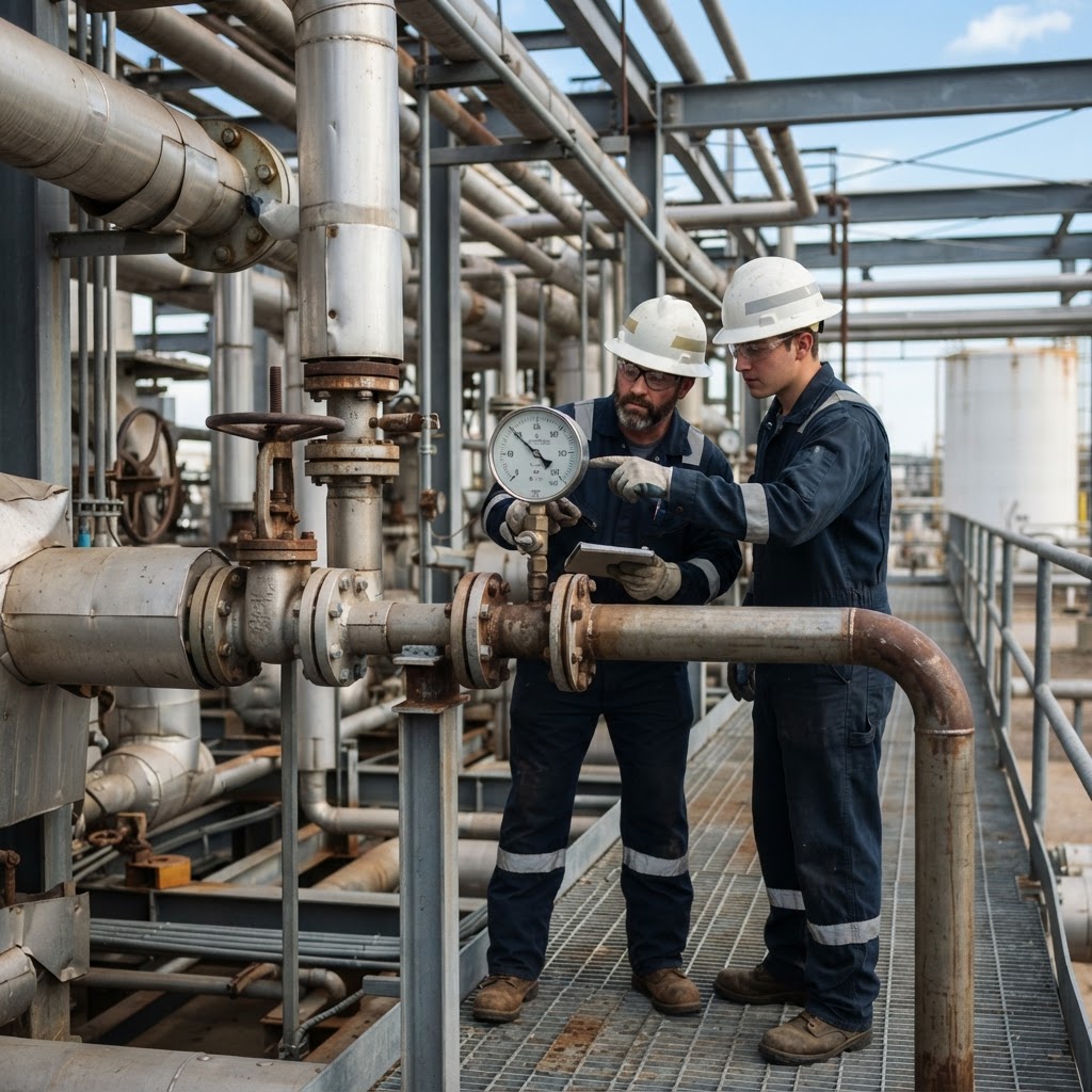 Drukproef industriële leidingen: procedure, normen en veelgemaakte fouten