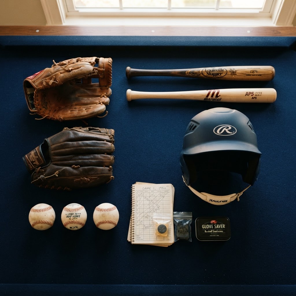 Baseball equipment auction