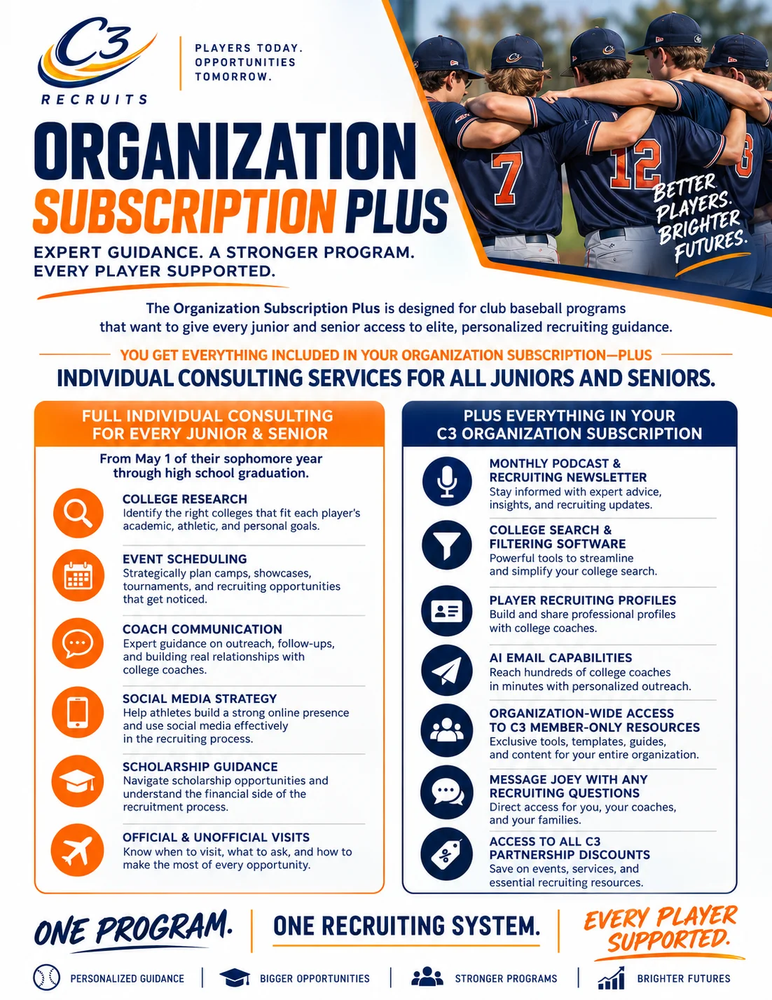 Organization Subscription PLUS — everything included plus individual consulting