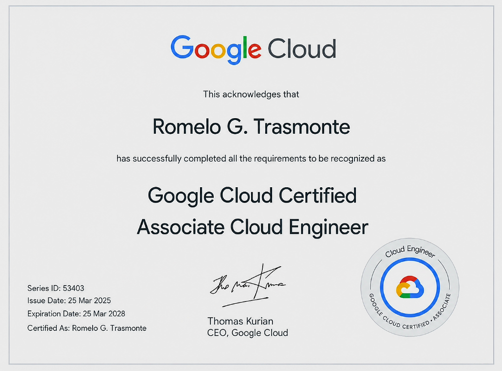Associate Cloud Engineer