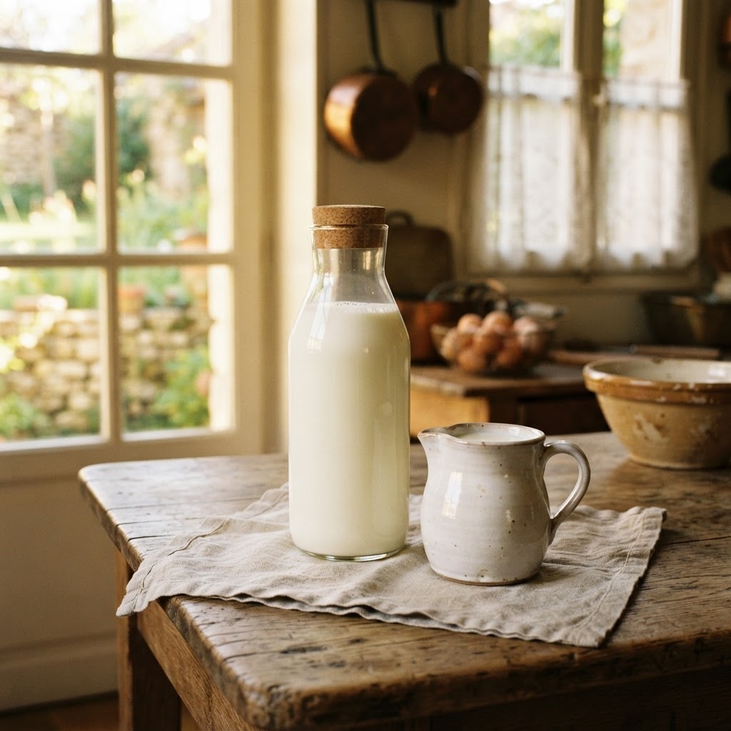Lait cru de chèvre — produit frais de Fromagerie du Berry