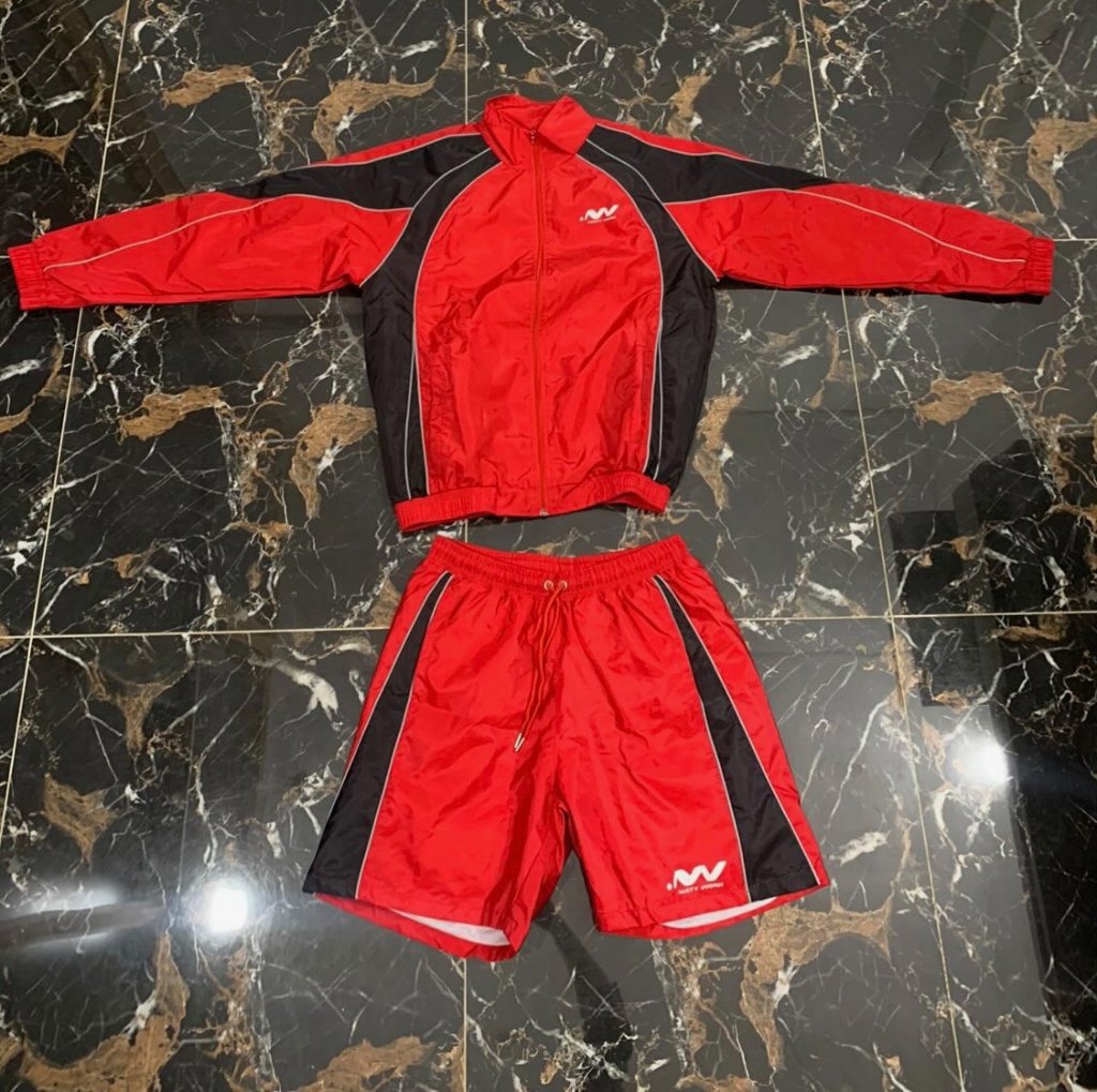 NASTY WORK Track Suit — Red