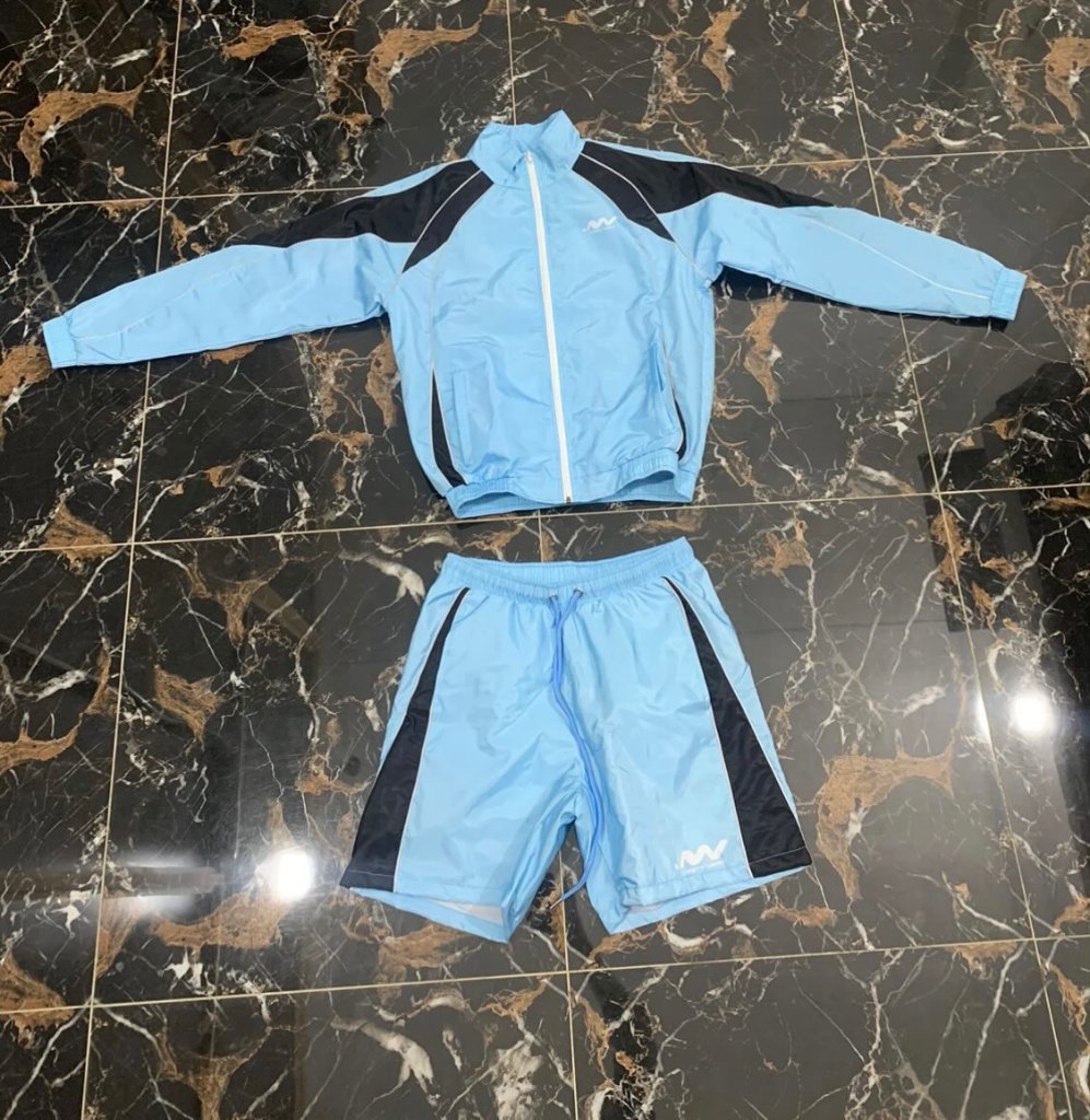 NASTY WORK Track Suit — Light Blue