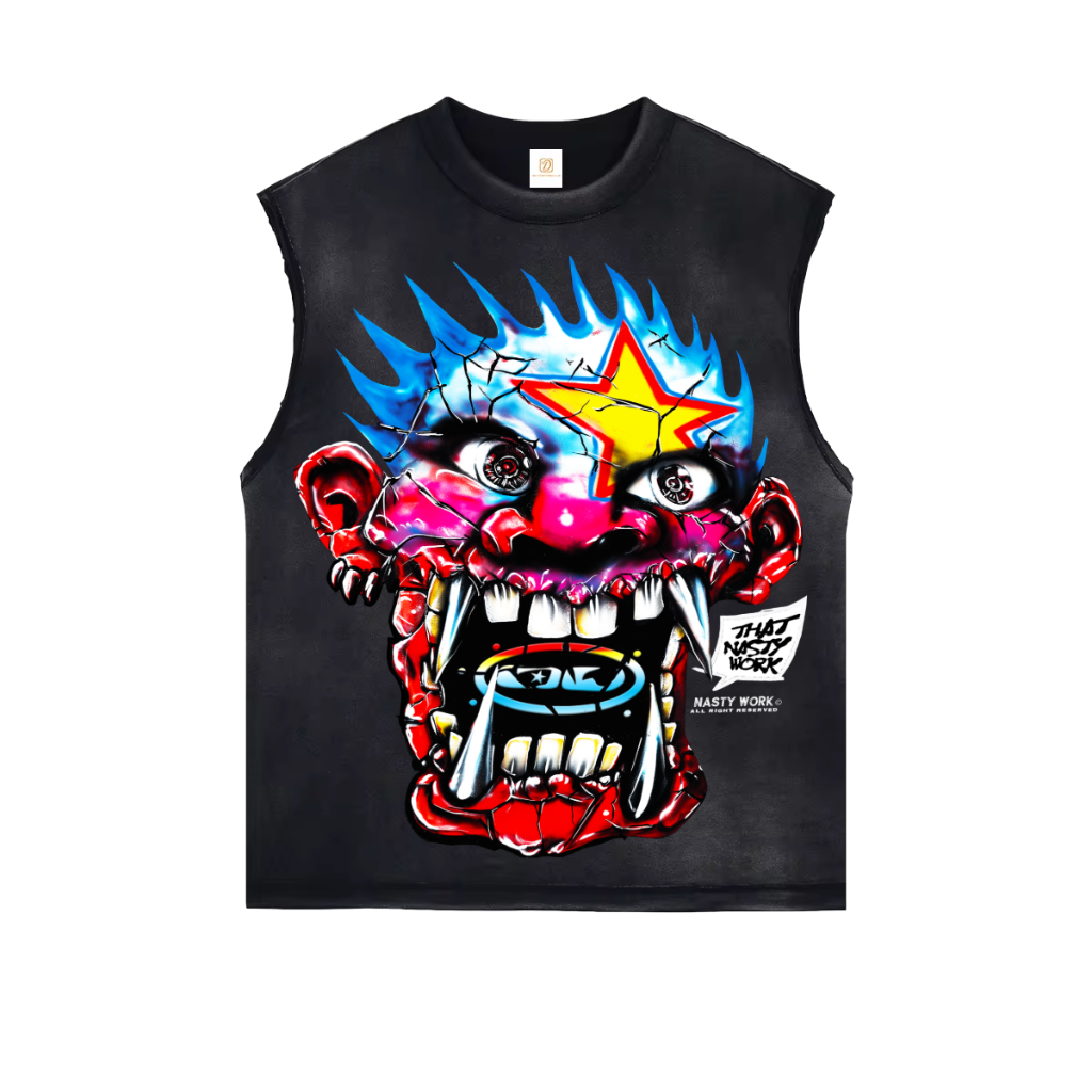 NASTY WORK Tank — All Out Riot (Black)
