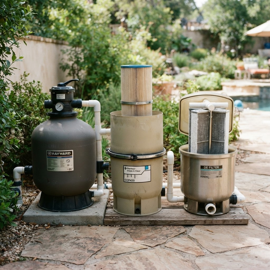 Which Pool Filter is Best? Sand vs. Cartridge vs. DE Filters Compared