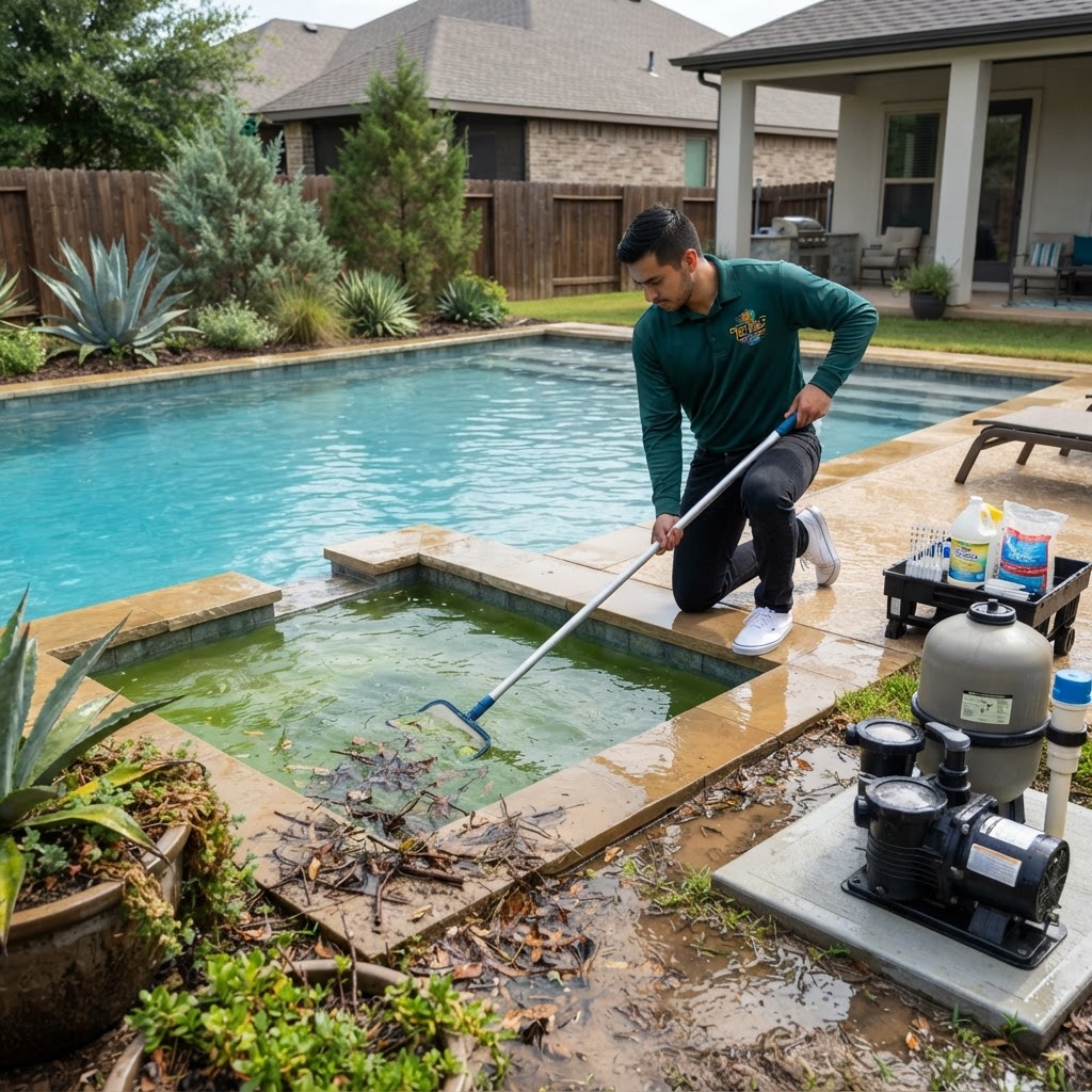 Why Texas Pools Turn Green After Rain: A Pro Guide