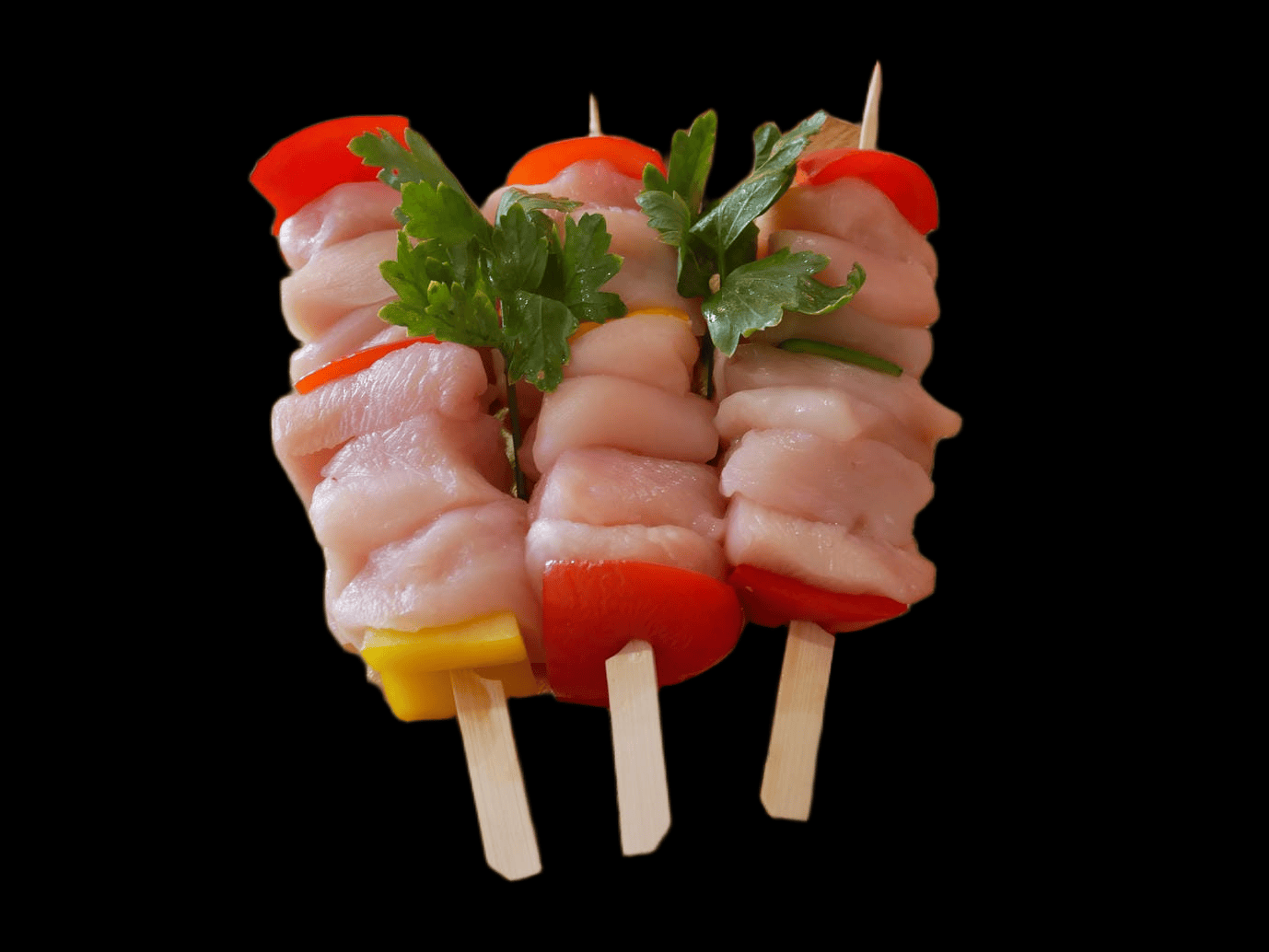 Brochette de poulet (nature)