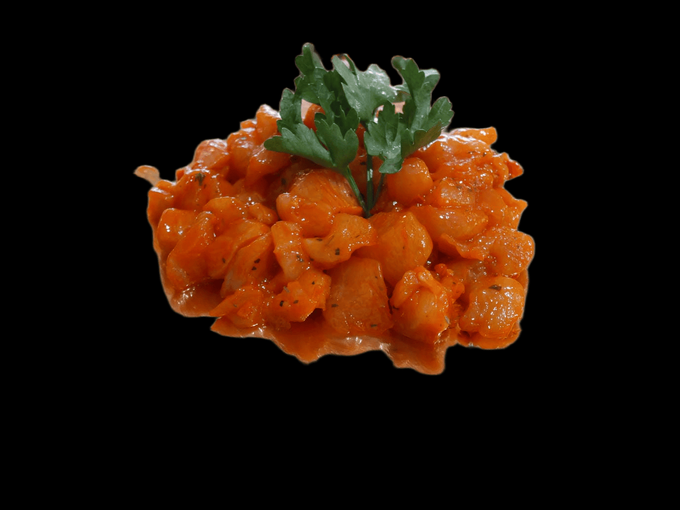 Émincé de poulet (mariné paprika)