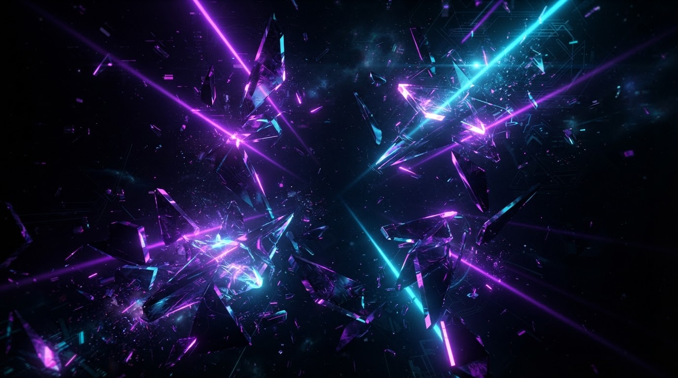 Cyberpunk hero background