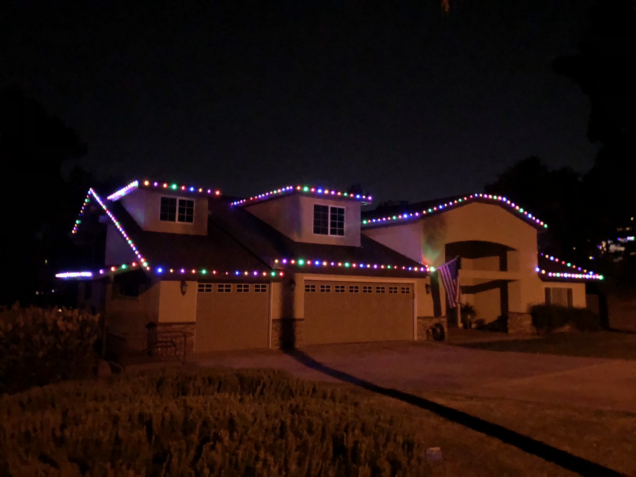 Multicolor Suburban Home