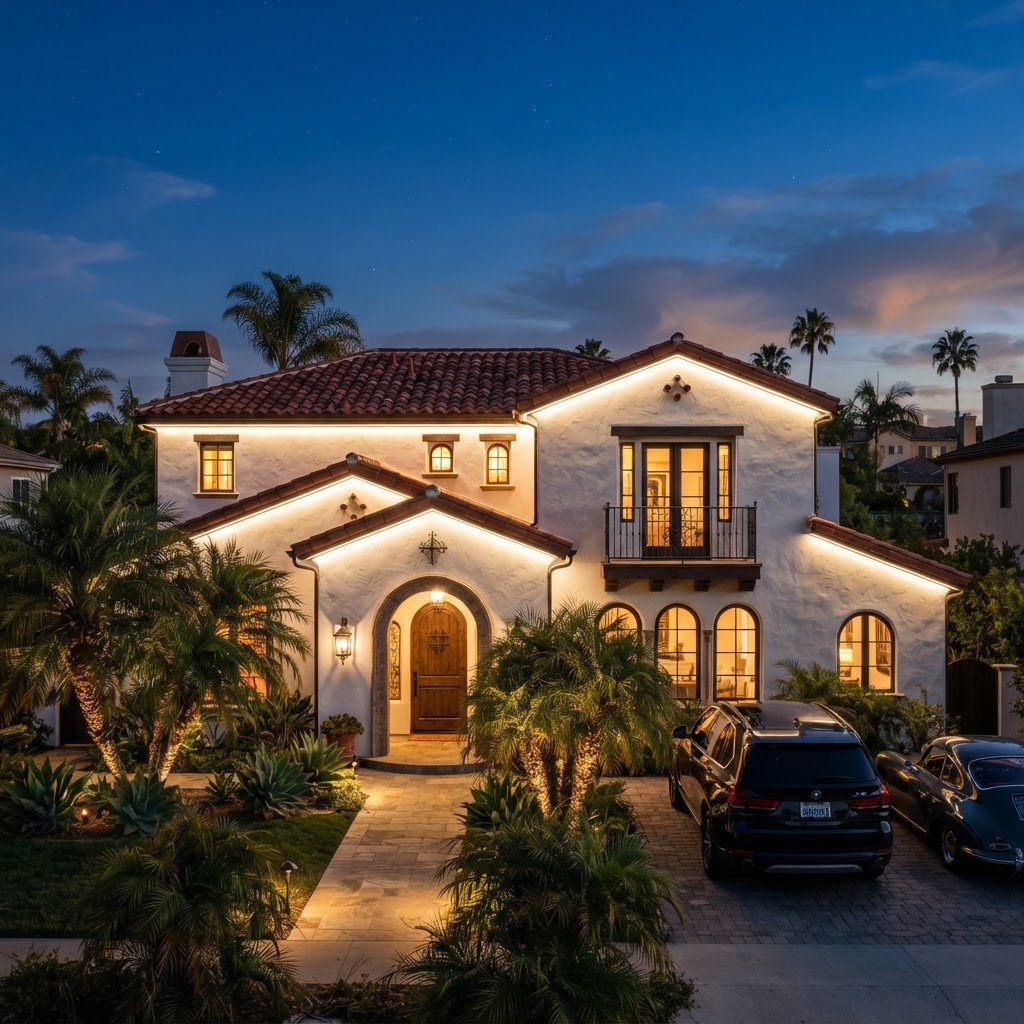 Permanent Eave Lighting