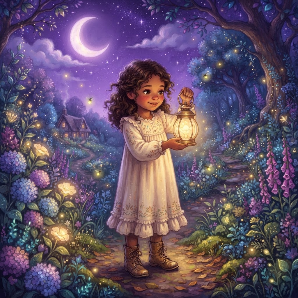 Cover of Luna and the Moonflower Lantern