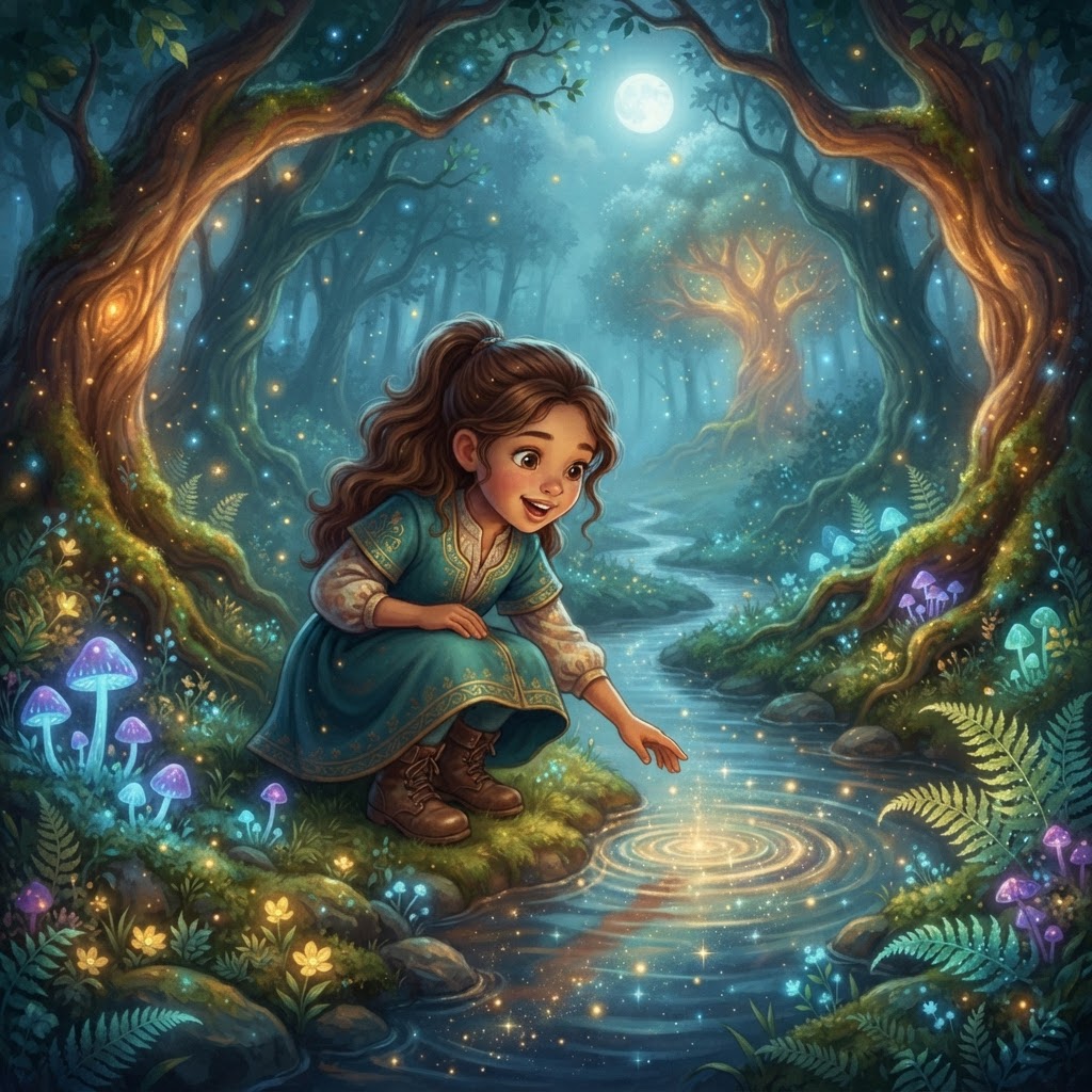 Emma and the Moonlit Forest