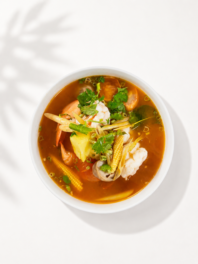 Soupe de crevette à la citronnelle