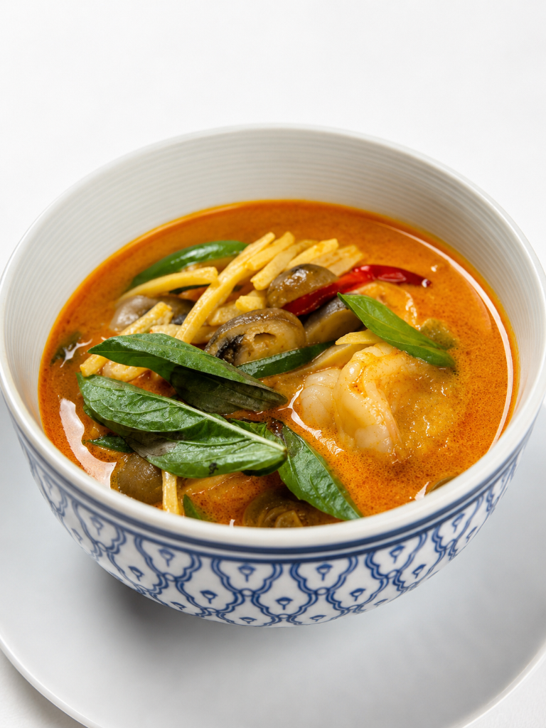 Curry thaï aux crevettes