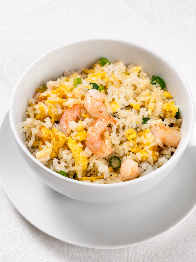 Riz sauté aux crevettes
