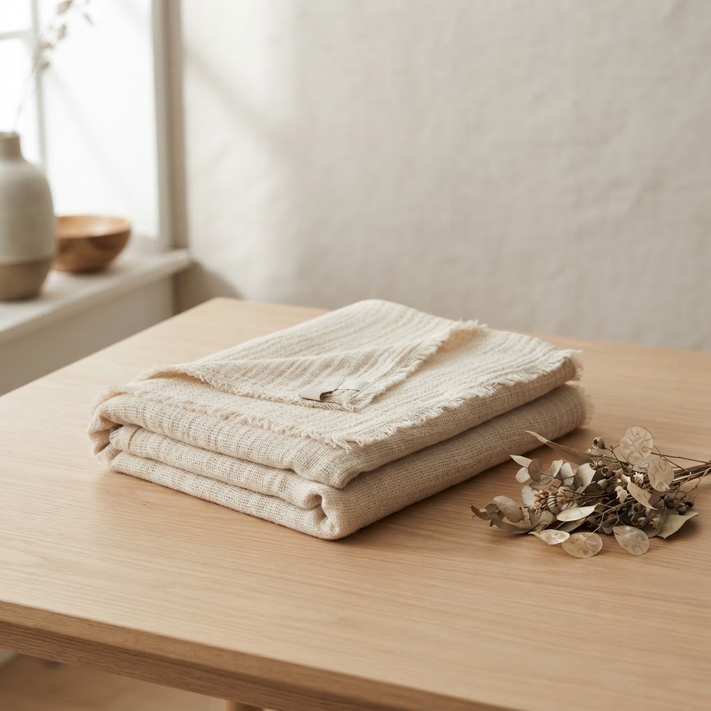 Organic Muslin Receiving Blanket