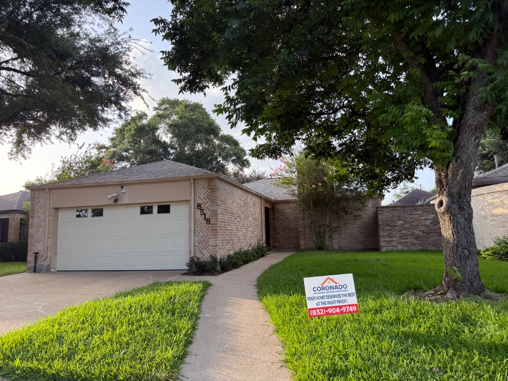 Complete roof replacement on a Houston home