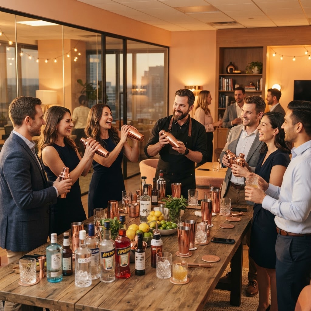 Corporate Cocktail Classes: The Best Team Building Activity