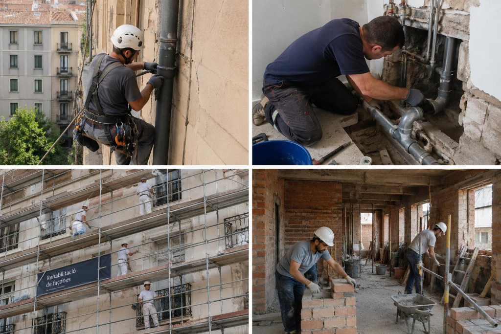 Trabajos de rehabilitación y reformas