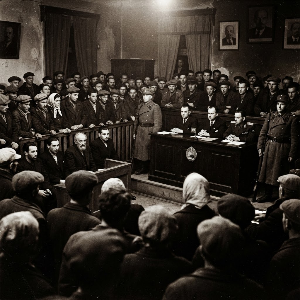יאשי 1949: משפט כנופיית הרוצחים, אלמנות הפוגרום ורישומי האוכלוסין היהודי